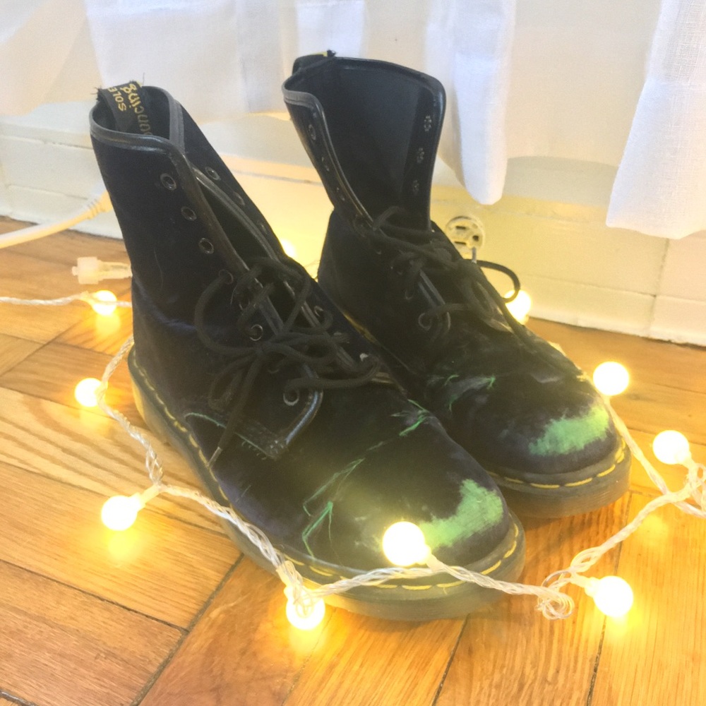 Vintage *Blue Velvet* Dr. Martens